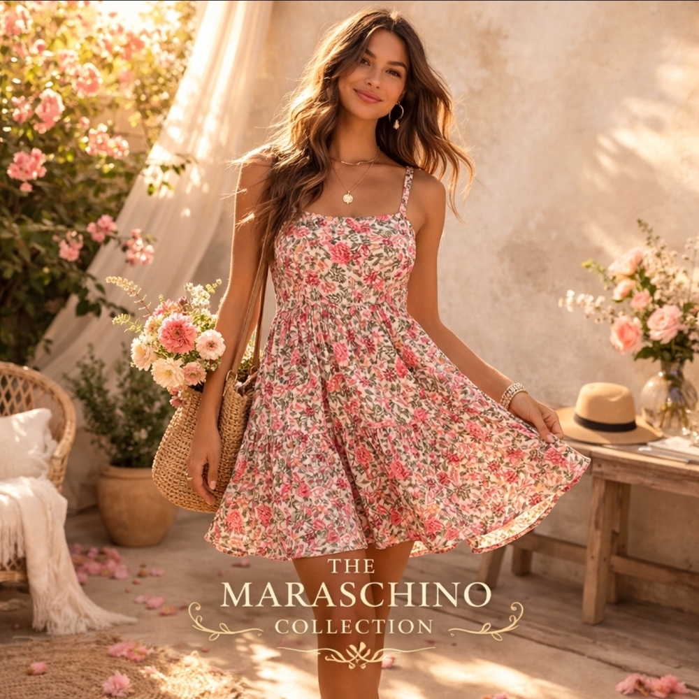 Old Navy Floral Tiered Swing Dress | Medium | Pockets